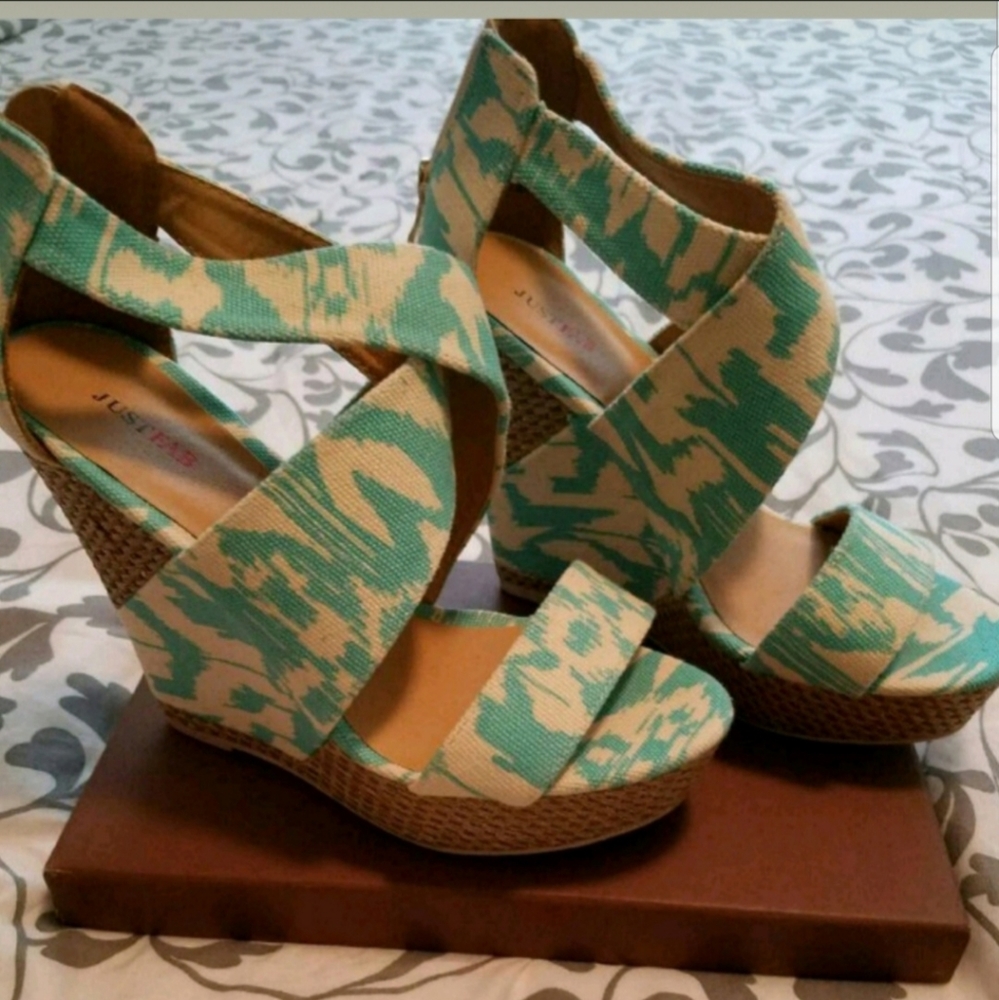 Turquoise  wedges